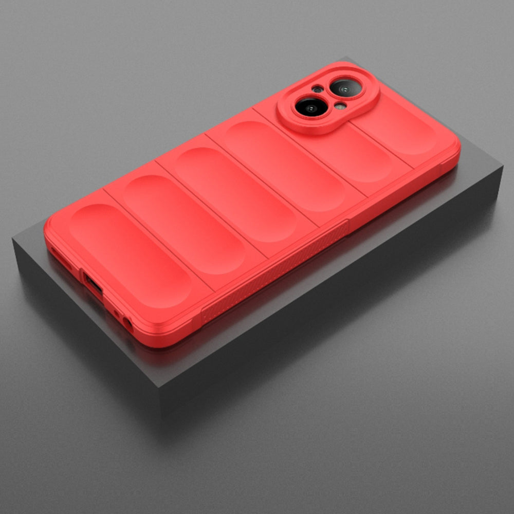 Coque pour Realme C67 4G, Techsuit, Magic Shield, Rouge