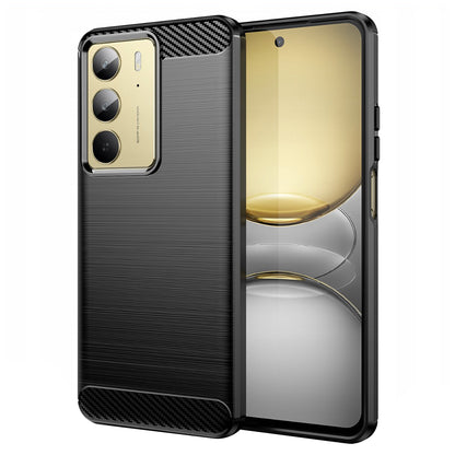 Coque pour Realme C75 5G / 14x, Techsuit, Carbone, Noire