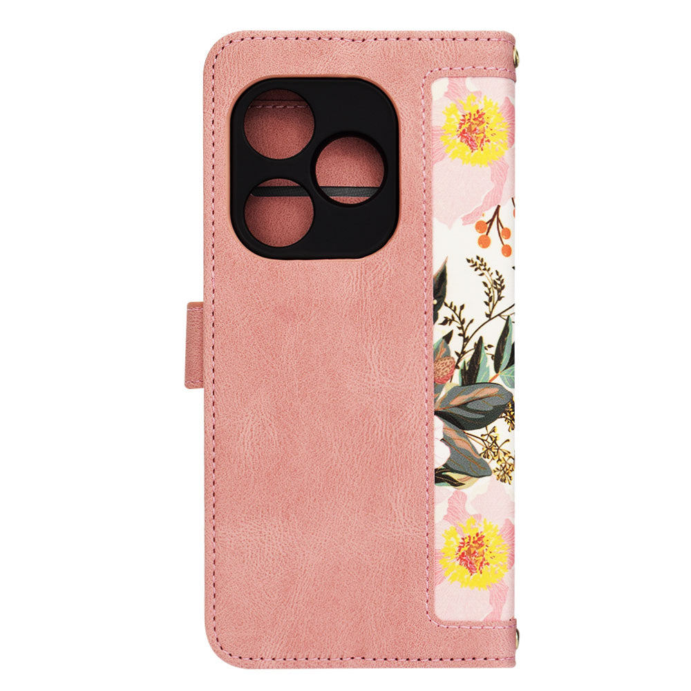 Coque pour Realme GT 6T / GT 6, Techsuit, FlipCraft, Rose