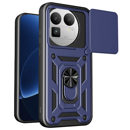 Housse pour Realme GT 8 Pro, Techsuit, CamShield (Découpe Ronde pour Caméra), Bleue