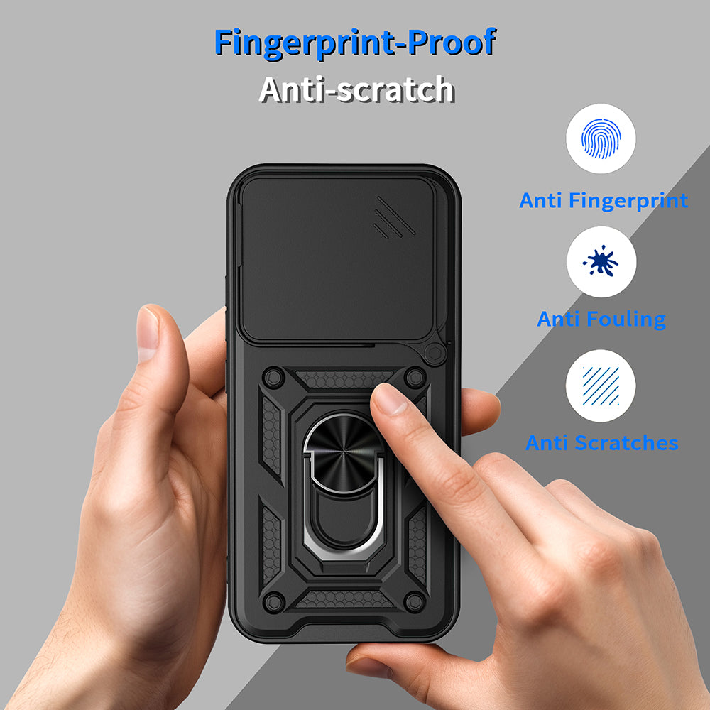 Housse pour Realme GT 8 Pro, Techsuit, CamShield (Découpe Ronde pour Caméra), Bleue