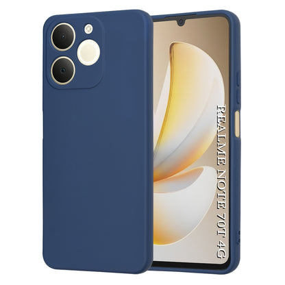 Étui pour Realme Note 70T, Techsuit, SoftFlex, Bleu Marine