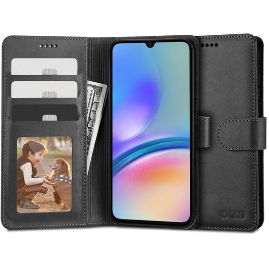 Etui pour Samsung Galaxy A15 5G A156 / A155, Tech-Protect, portefeuille, noir 