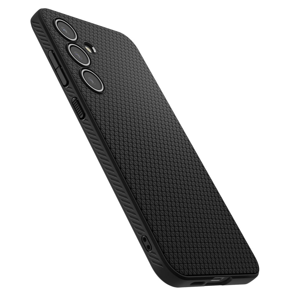 Etui pour Samsung Galaxy S24 FE S721, Spigen, Liquid Air Matte, Noir ACS08618