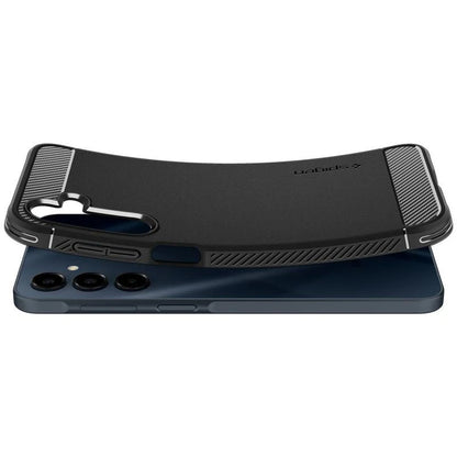 Pochette pour Samsung Galaxy A16 5G A166 / A16 4G A165, Spigen, Rugged Armour, Noir ACS08891 