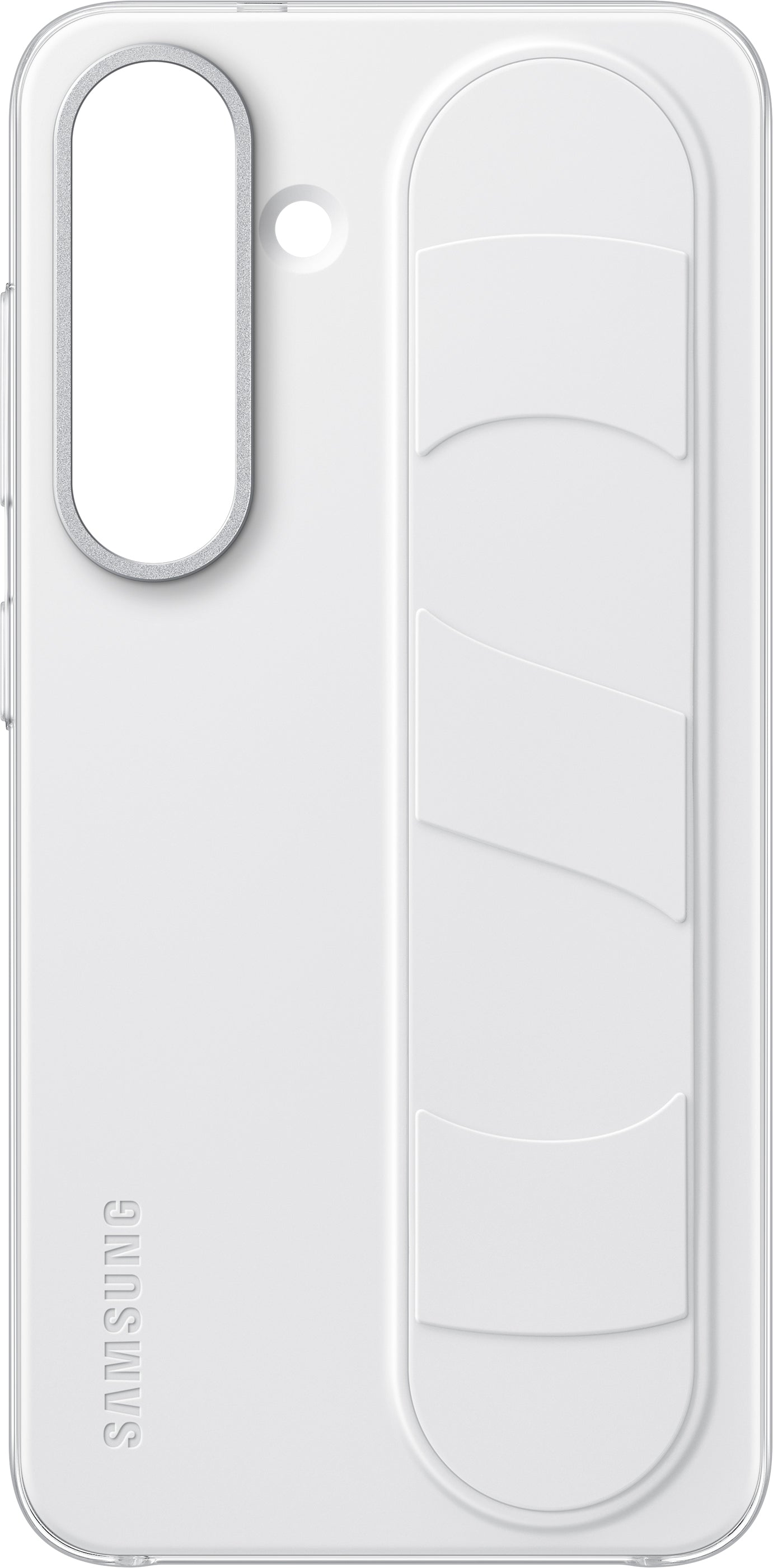 Étui pour Samsung Galaxy S25 S931, Standing Grip, Blanc EF-GS931CWEGWW