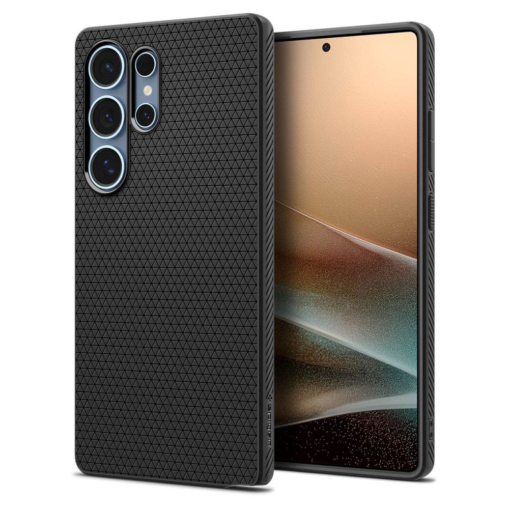 Étui pour Samsung Galaxy S25 Ultra S938, Spigen, Liquid Air, Noir ACS08953