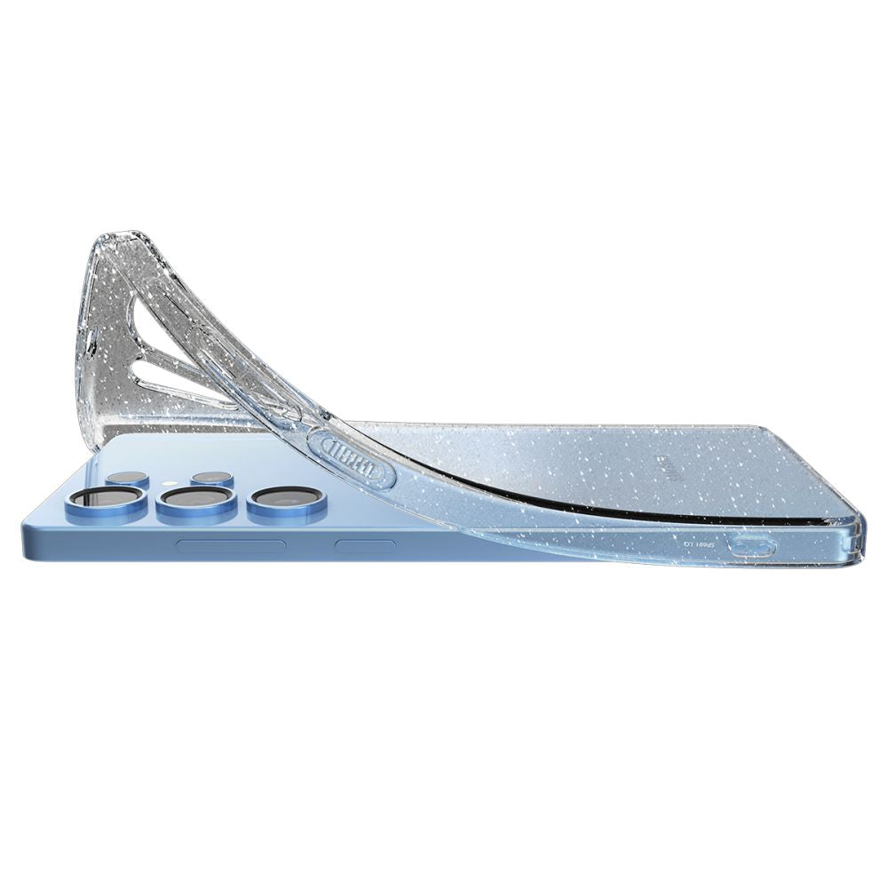 Étui pour Samsung Galaxy S25 Ultra S938, Spigen, Liquid Crystal Glitter, Transparent ACS08950