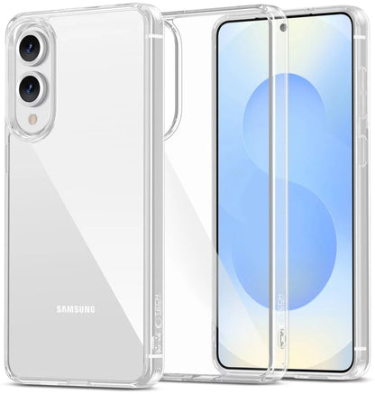 Étui pour Samsung Galaxy S25 Edge S937, Tech-Protect, Flexair Hybrid, Transparent