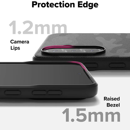 Étui pour Samsung Galaxy A56 A566 / A36 A366, Ringke, Onyx Camo, Noir
