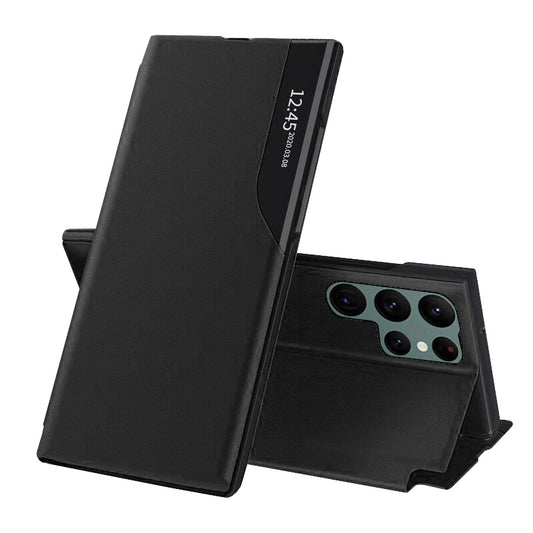 Coque pour Samsung Galaxy S22 Ultra 5G S908, Techsuit, eFold, Noire