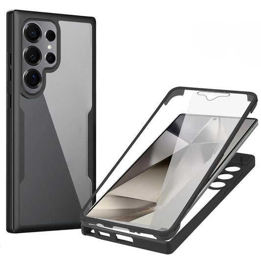 Coque pour Samsung Galaxy S25 Ultra S938, Techsuit, ColorVerse 360, Noire