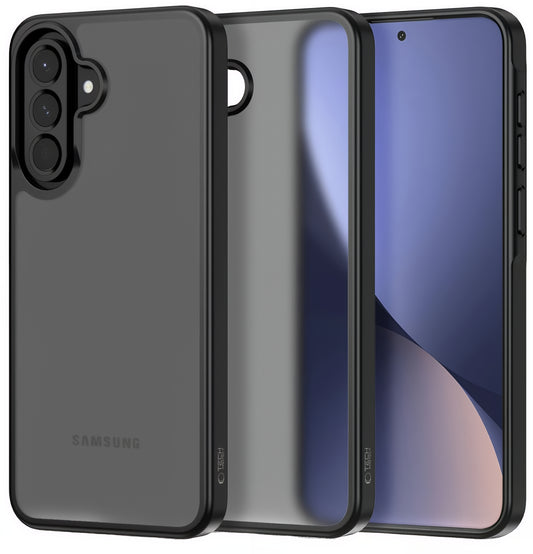 Étui pour Samsung Galaxy A37 5G / A56 A566 / A36 A366, Tech-Protect, Magmat, Noir Mat