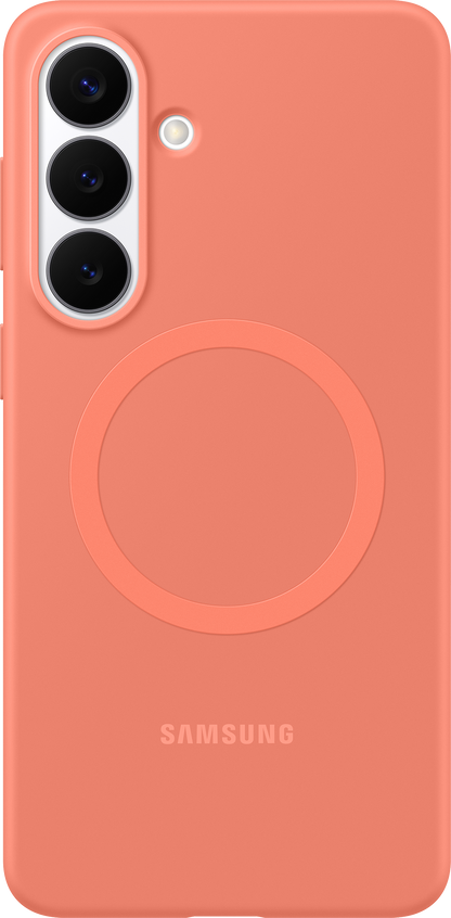 Étui pour Samsung Galaxy S26 Plus S947, Silicone Magnet Case, Rouge EF-ES947COEGWW