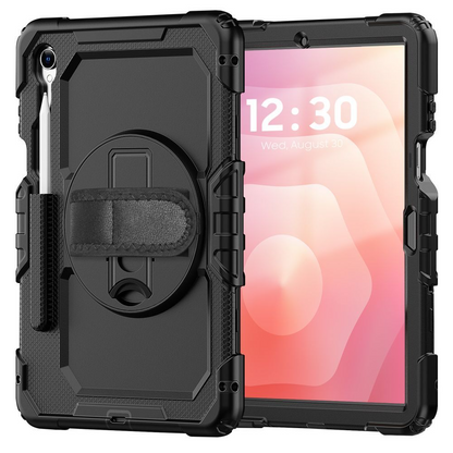 Coque pour Samsung Galaxy Tab S11, Tech-Protect, Solid360, Noire