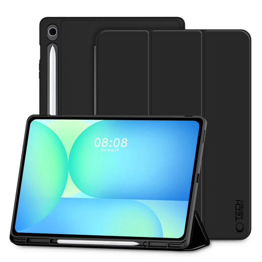 Étui pour Samsung Galaxy Tab S10 FE+, Tech-Protect, SC PEN, Noir