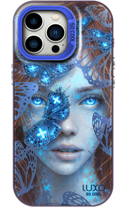 Coque pour Samsung Galaxy S26 Ultra S948, LUXO So CooL, ArcadiA Butterfly Girl, Multicolore