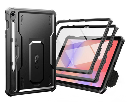 Coque pour Samsung Galaxy Tab S10 Lite / Tab S10 FE / Tab S9, Tech-Protect, Kevlar Pro, Noire