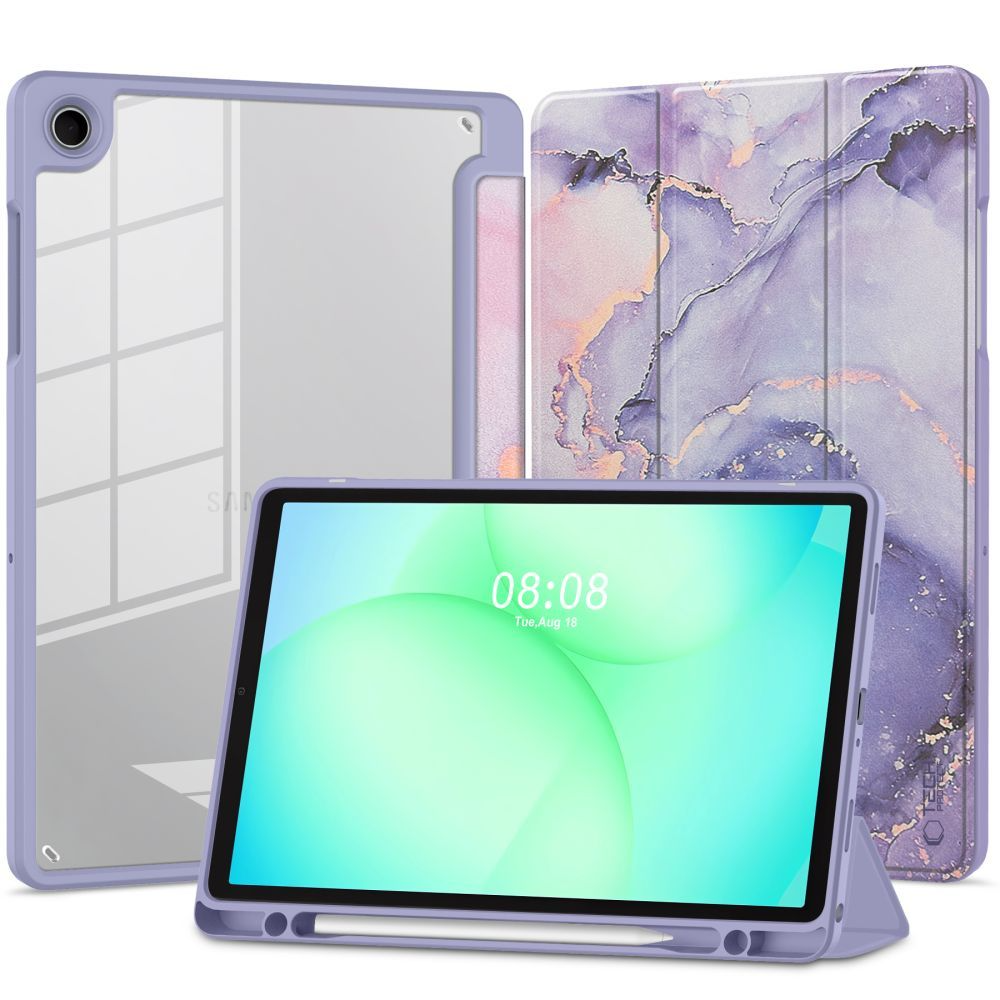Étui pour Samsung Galaxy Tab A11+ / Tab A9+, Tech-Protect, SC PEN Hybrid, Violet