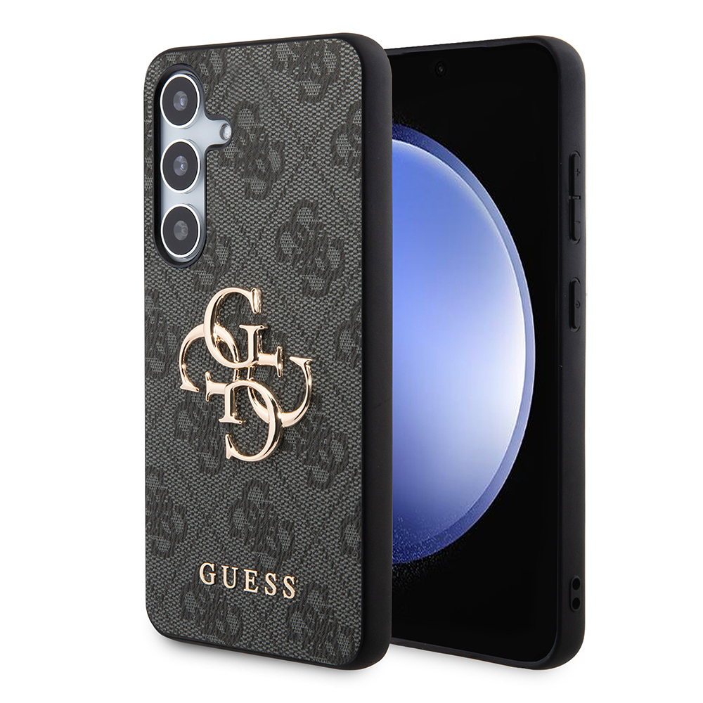 Coque pour Samsung Galaxy S24+ S926, Guess, 4G Big Logo, Noire, Reconditionnée