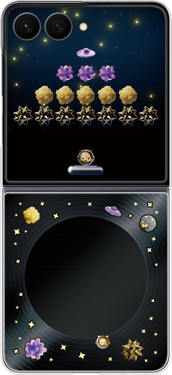 Coque pour Samsung Galaxy Z Flip8 F776, FlipSuit Case, Noire EF-FF776CBEGWW