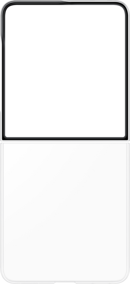 Coque pour Samsung Galaxy Z Flip8 F776, Étui Transparent, Transparent EF-QF776CTEGWW