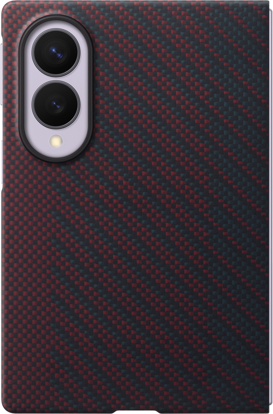 Coque pour Samsung Galaxy Z Fold8 F971, Carbon Magnet Case, Rouge EF-KF971SREGWW