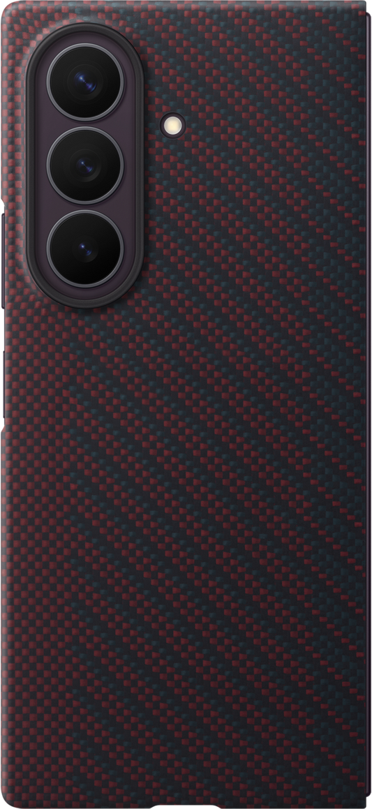 Coque pour Samsung Galaxy Z Fold8 Ultra F976, Carbon Magnet Case, Rouge EF-KF976SREGWW