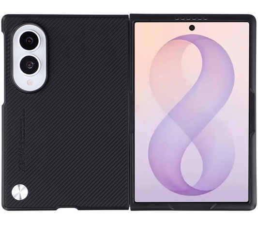 Coque pour Samsung Galaxy Z Fold8 F971, X-Level, Carbone, Noire