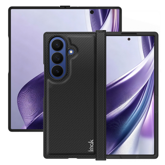 Coque pour Samsung Galaxy Z Fold8 Ultra F976, Imak, Carbone, Noire