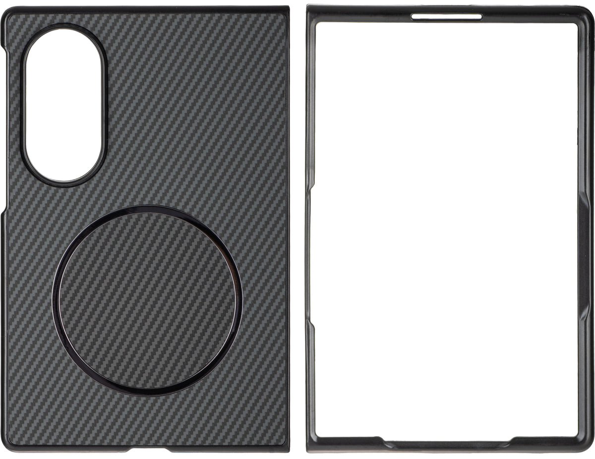 Coque pour Samsung Galaxy Z Fold8 F971, OEM, Carbone, Noire