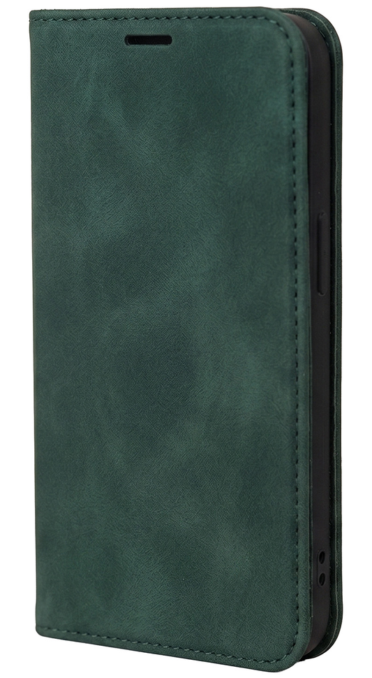 Coque pour Samsung Galaxy A18 5G A186 / A17 4G A175 / A17 5G A176 / A26 A266, OEM, Smart Suede, Vert