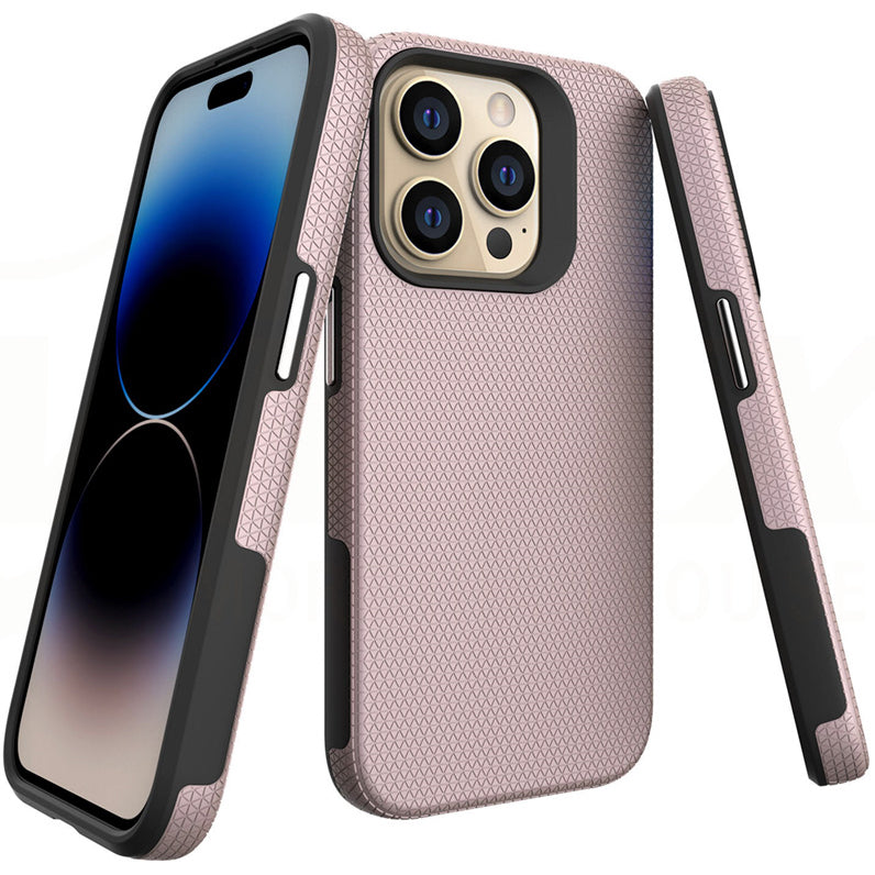 Coque pour Samsung Galaxy A15 5G A156 / A15 A155, Vmax, Triangle, Rose Doré