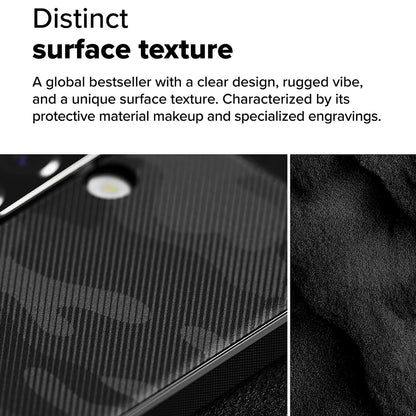 Étui pour Samsung Galaxy A56 A566 / A36 A366, Ringke, Onyx Camo, Noir