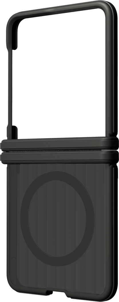 Coque pour Samsung Galaxy Z Flip8 F776, Hybrid Shield Magnet Case, Noire GP-FPF776YCBBW