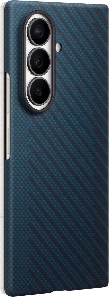Coque pour Samsung Galaxy Z Fold8 Ultra F976, Carbon Magnet Case, Bleu marine EF-KF976SNEGWW
