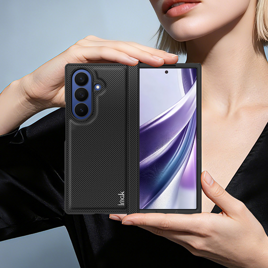 Case for Samsung Galaxy Z Fold8 Ultra F976, Imak, Carbon, Black