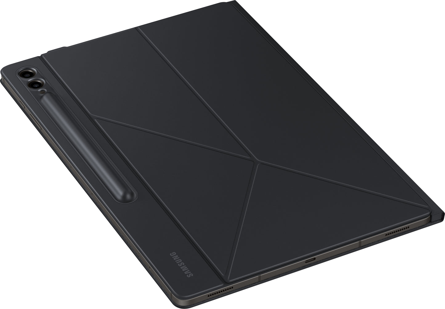 Coque pour Samsung Galaxy Tab S9 Ultra, Smart Book Cover, Noire EF-BX910PBEGWW