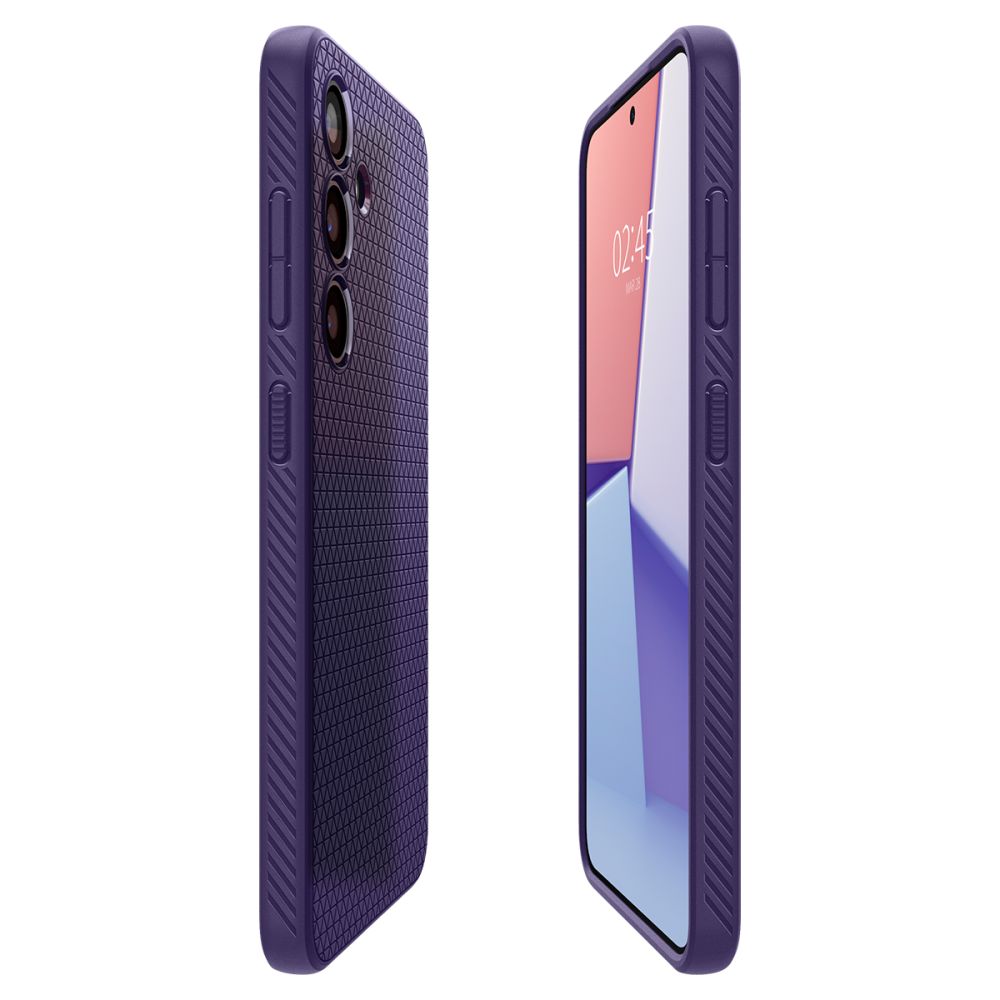 Etui pour Samsung Galaxy S24 S921, Spigen, Liquid Air, Purple ACS07451 