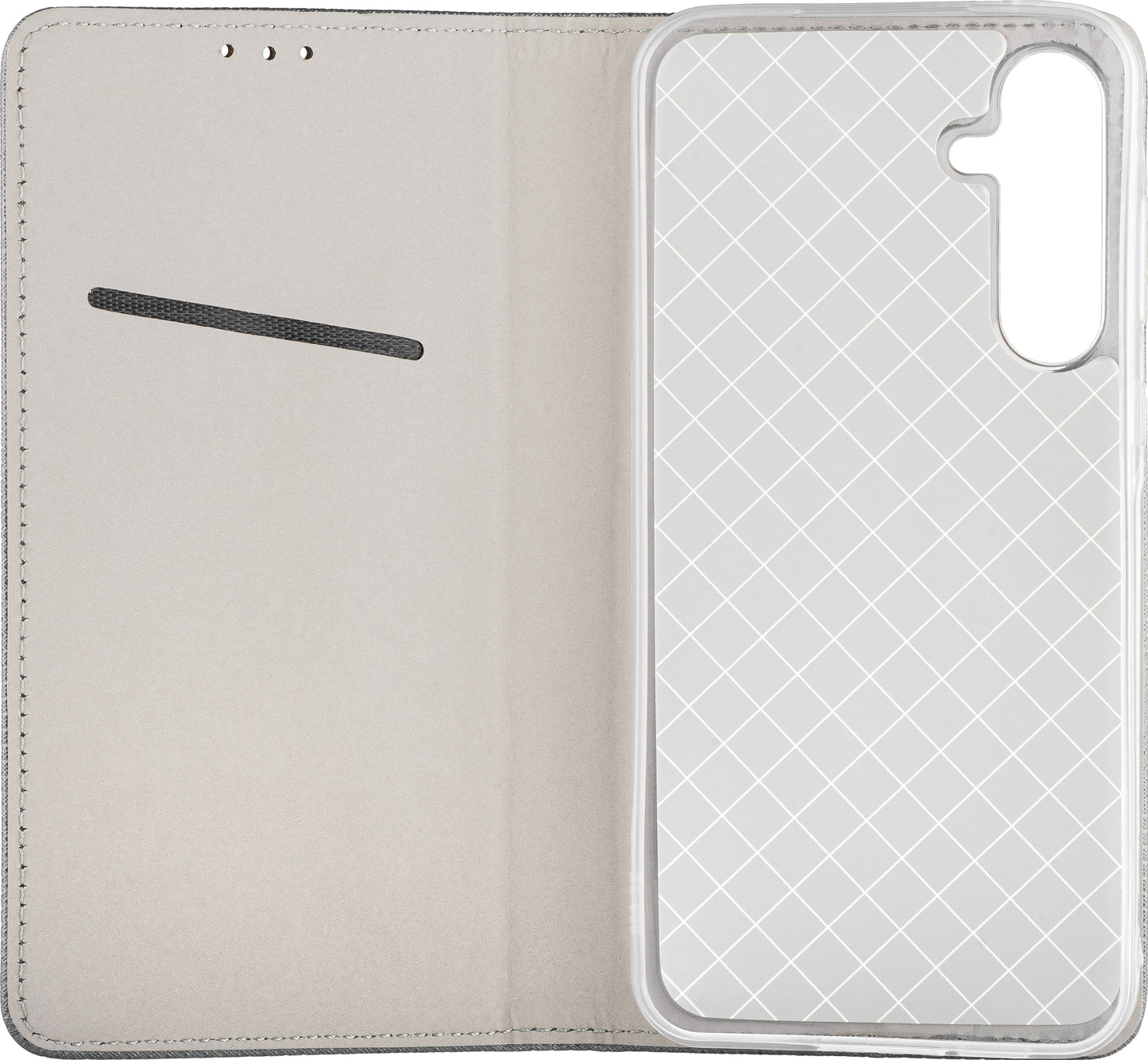 Coque pour Samsung Galaxy J3 (2017) J330, OEM, Smart Magnet, Gris