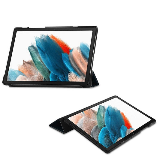 Étui pour Samsung Galaxy Tab A8 10.5 (2021), Tech-Protect, SmartCase Sad Cat, Multicolore