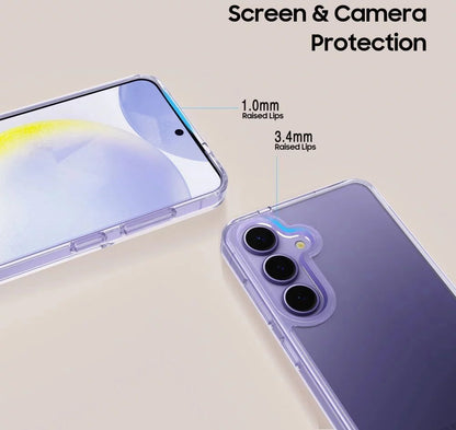 Étui pour Samsung Galaxy S25 Edge S937, Tech-Protect, Flexair Hybrid, Transparent