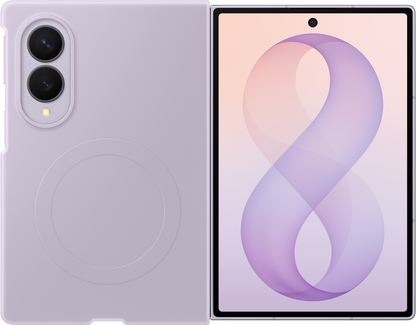 Coque pour Samsung Galaxy Z Fold8 F971, Silicone Magnet Case, Violet EF-EF971CVEGWW