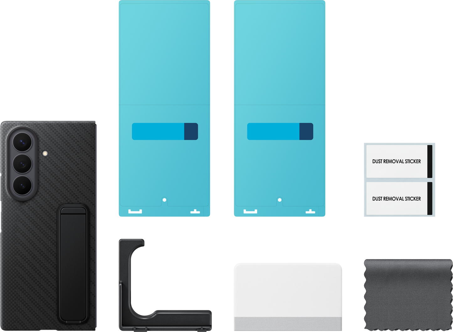 Coque pour Samsung Galaxy Z Fold8 Ultra F976, Carbon Standing, Noire EF-XF976SBEGWW