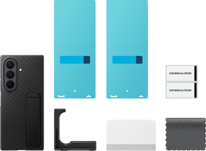 Coque pour Samsung Galaxy Z Fold8 Ultra F976, Carbon Standing, Noire EF-XF976SBEGWW
