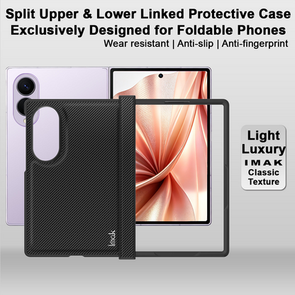 Coque pour Samsung Galaxy Z Fold8 F971, Imak, Carbone, Noire