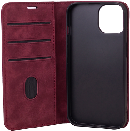 Étui pour Samsung Galaxy A18 5G A186 / A17 4G A175 / A17 5G A176 / A26 A266, OEM, Smart Suede, bordeaux