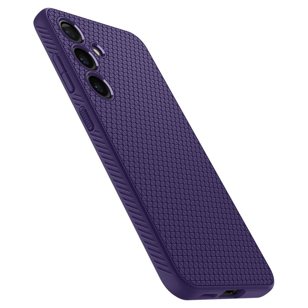 Etui pour Samsung Galaxy S24 S921, Spigen, Liquid Air, Purple ACS07451 