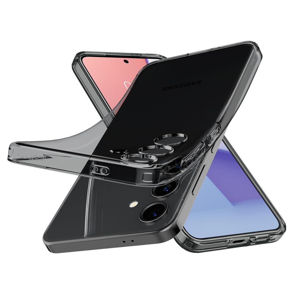 Pochette pour Samsung Galaxy S24+ S926, Spigen, Liquid Crystal, noir, reconditionné ACS07324