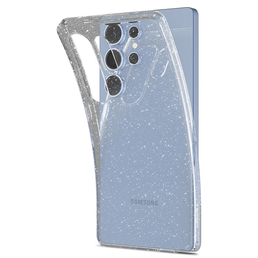 Étui pour Samsung Galaxy S25 Ultra S938, Spigen, Liquid Crystal Glitter, Transparent ACS08950